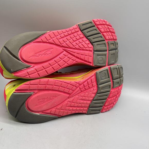 Altra Shoes Womens 9.5 Pink Yellow Zero Drop Impulse Running Athletic Sneakers - Picture 8 of 10